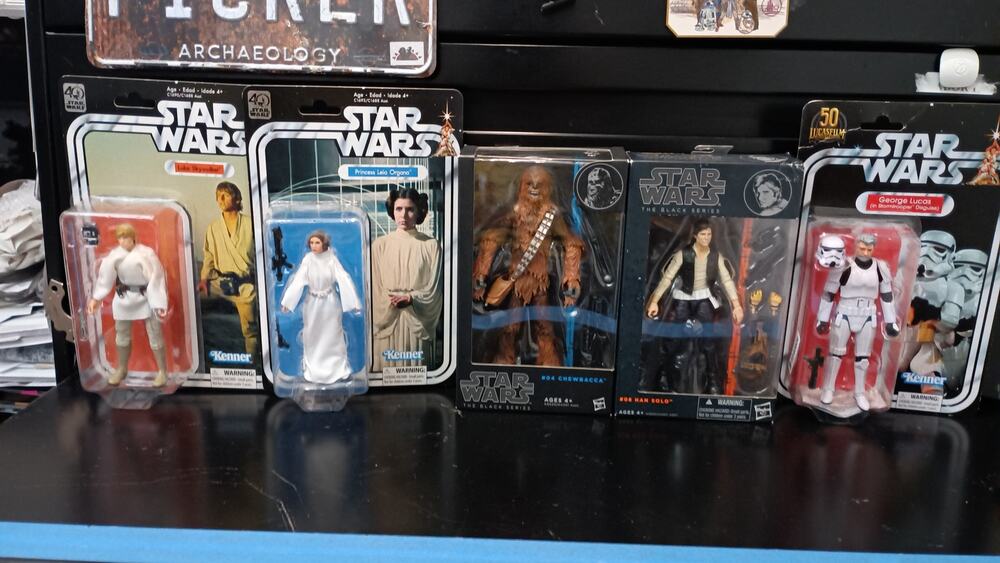 Star Wars Black Series A New Hope 5 Pk New Box Sealed Luke Leia Han Chewy George